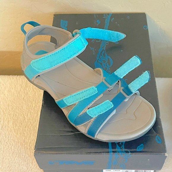 Teva Sandals 5 Tirra 4266 Lake Blue Gradient Sport Sandals Excellent Condition!! - Picture 11 of 12